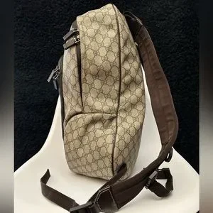 Gucci | Bags | Gucci Interlocking G Backpack Gg Coated  display picture 1